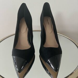 ALDO Black Patent Leather Heels
